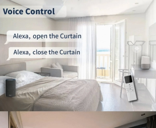 Les rails de rideaux intelligents (ou smartcurtain rods) – Image 4