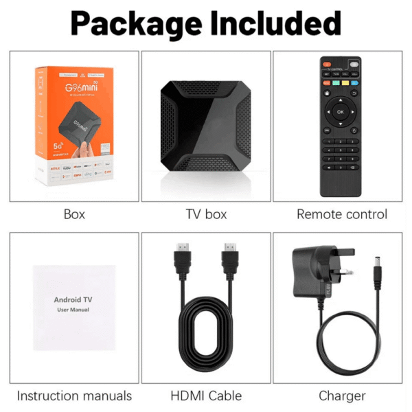 Android box G96 mini RAM 8GB+ROM 128GB – Image 3